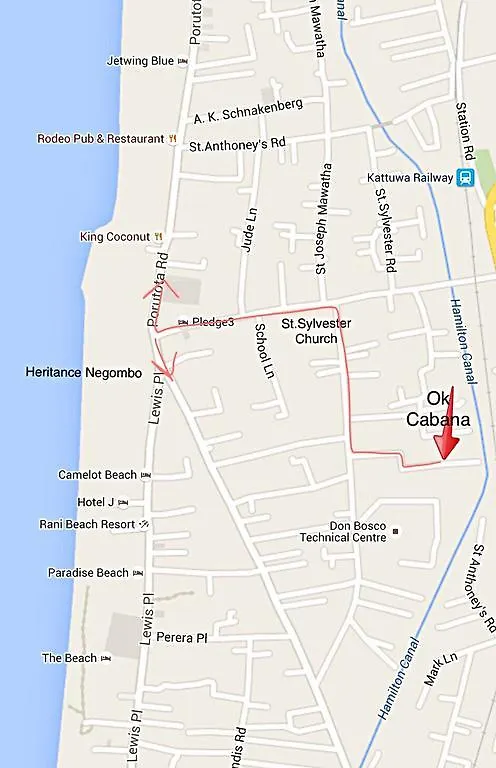 Apartamento Ok Cabana Negombo Sri Lanca